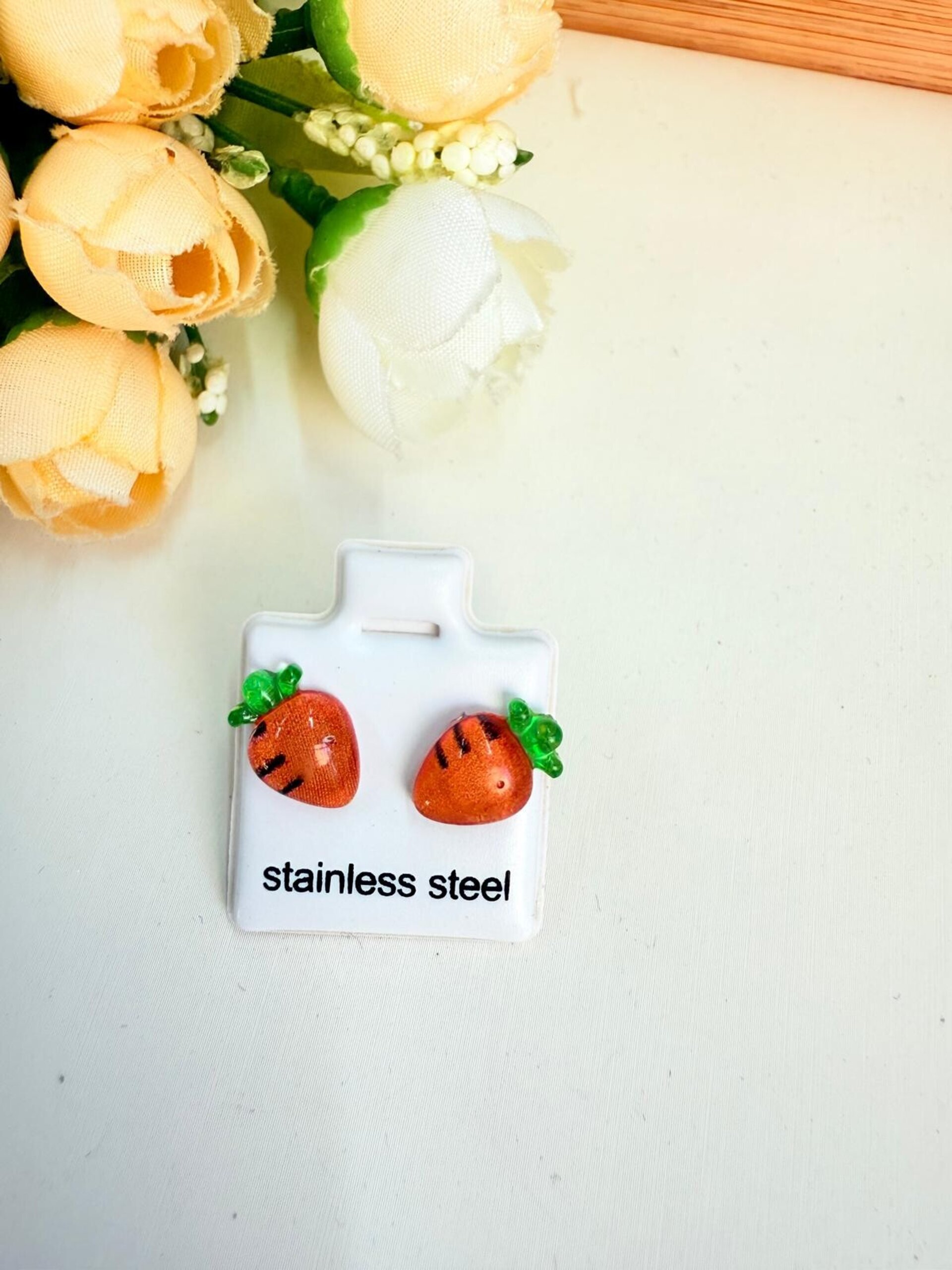 PENDIENTES FRUTAS ACERO - 9