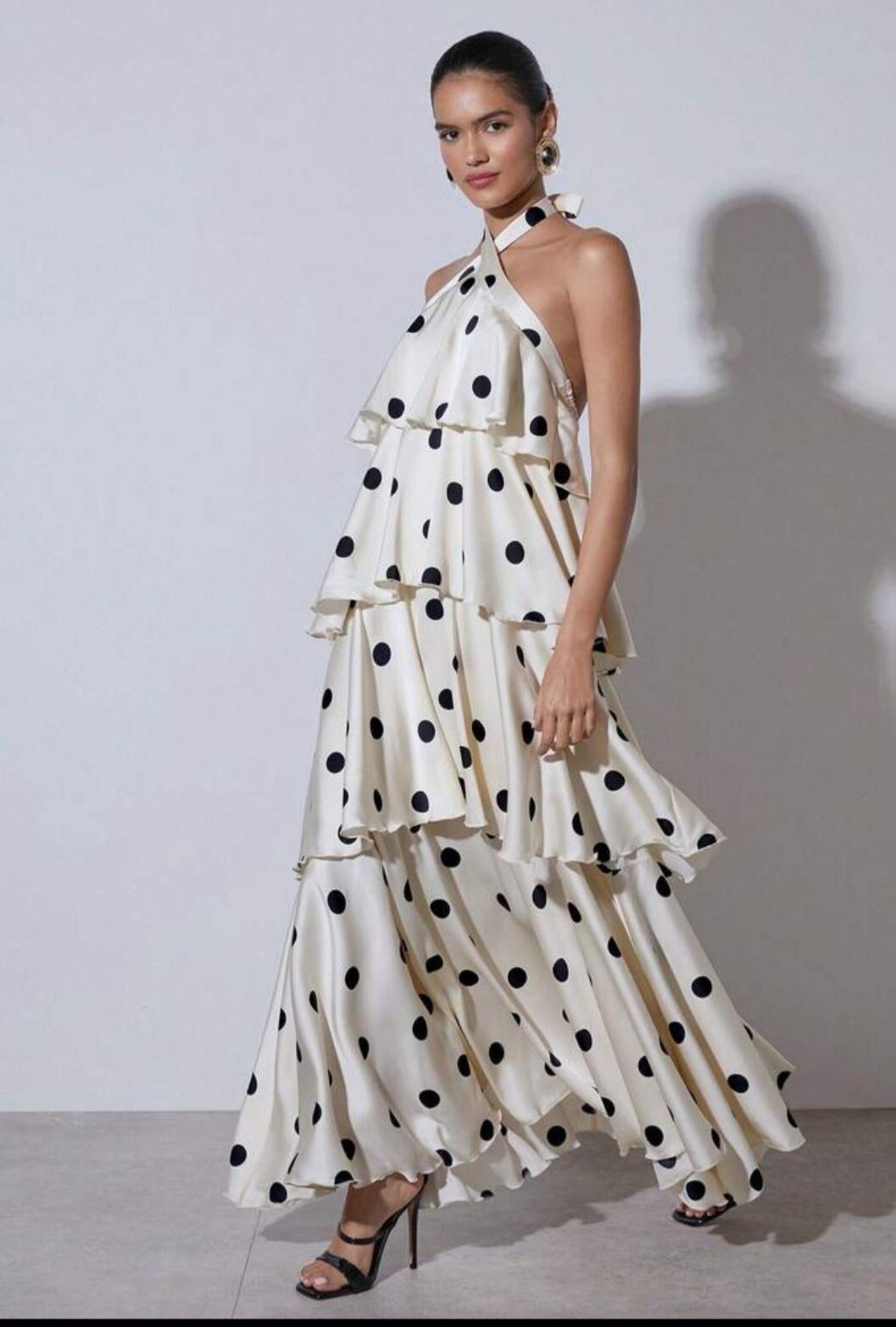 Vestido lunares volantes - 2