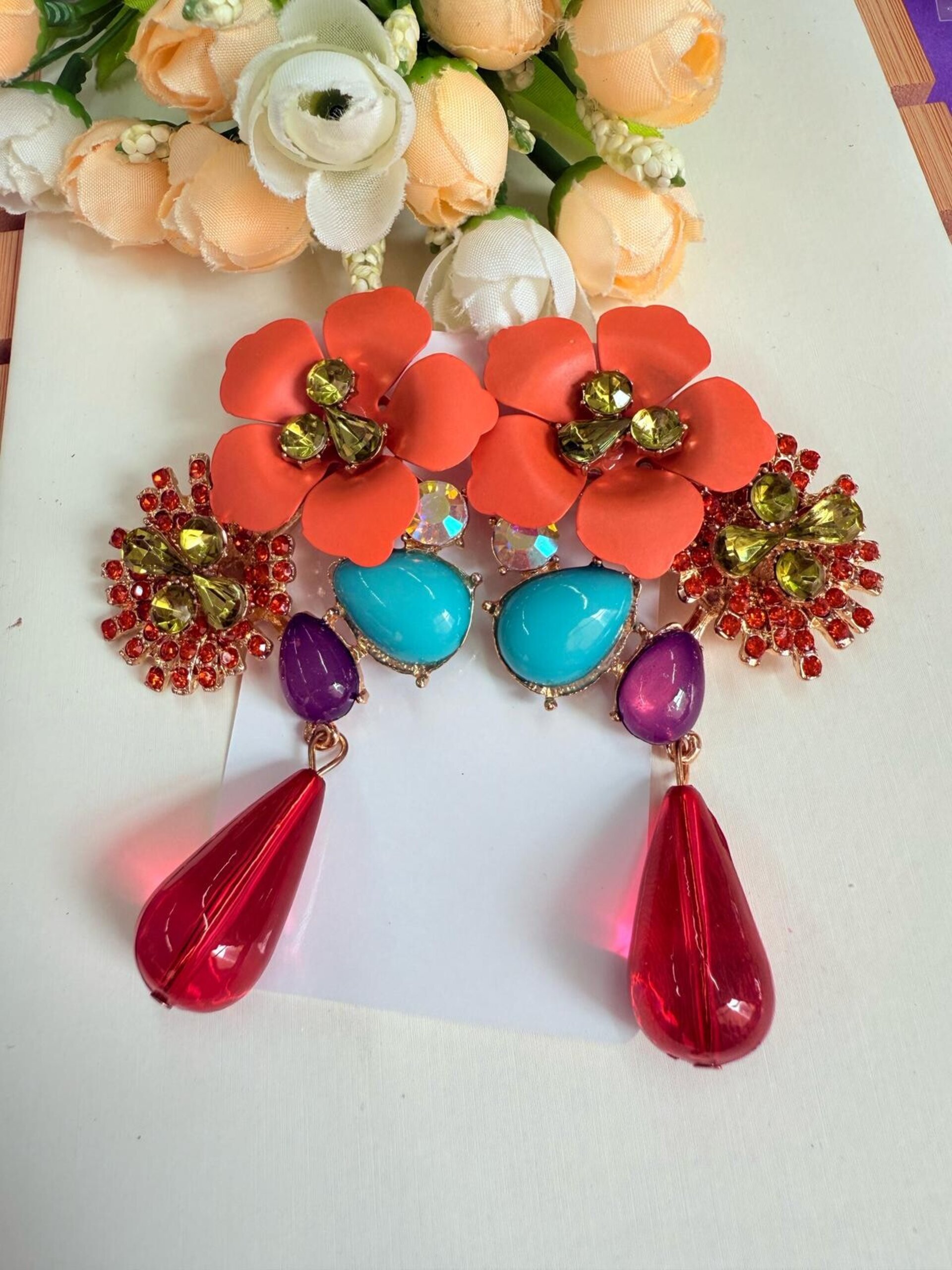 PENDIENTES FLOR - 1