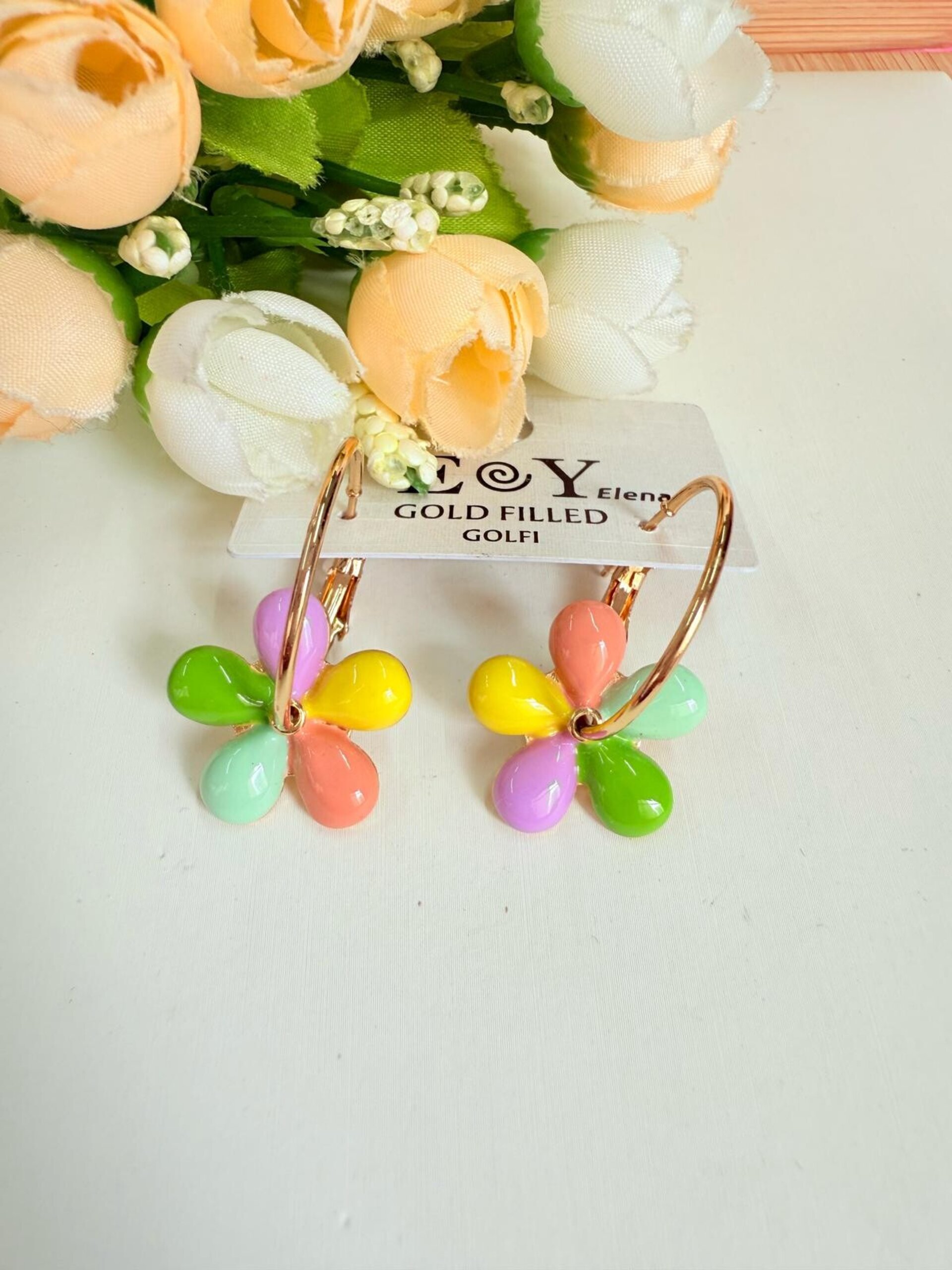 PENDIENTES FLOR - 1