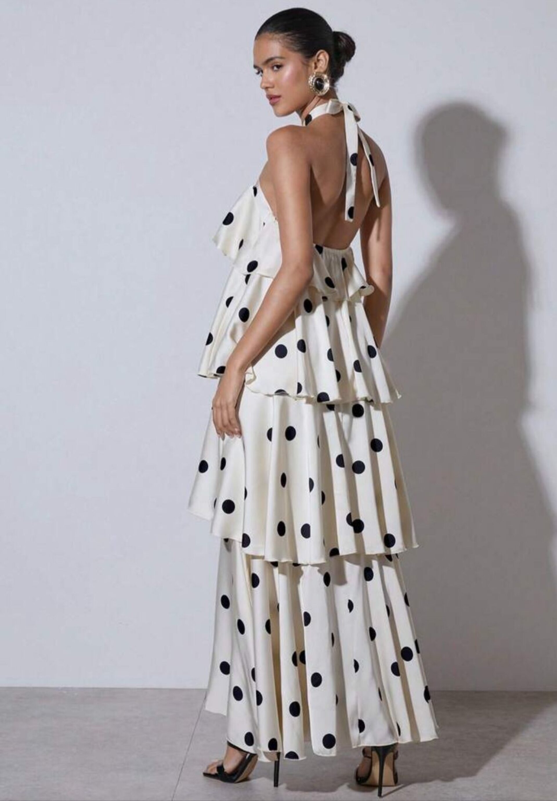 Vestido lunares volantes - 1